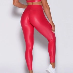 Bombshell Sportswear PowerGloss Leggings - Red